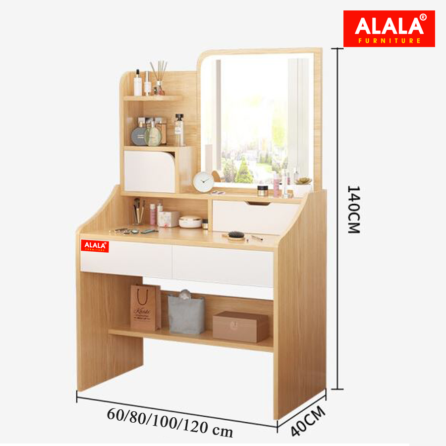 Bàn trang điểm ALALA805 + Ghế ngồi cao cấp