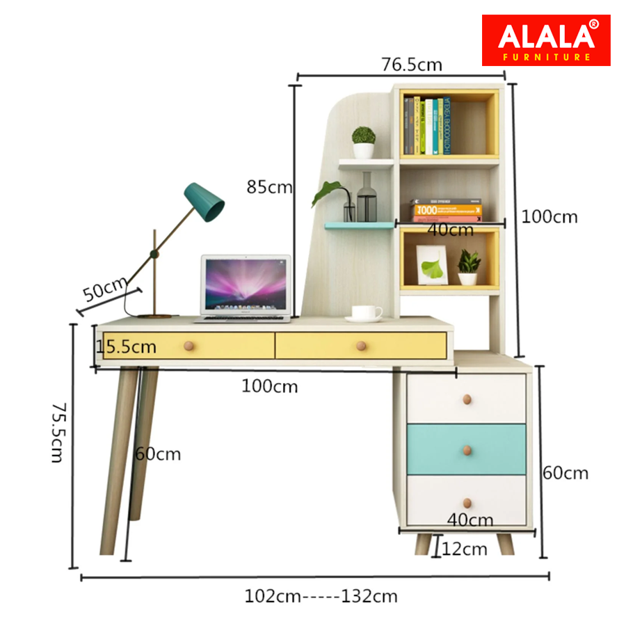 Bàn làm việc ALALA421 cao cấp