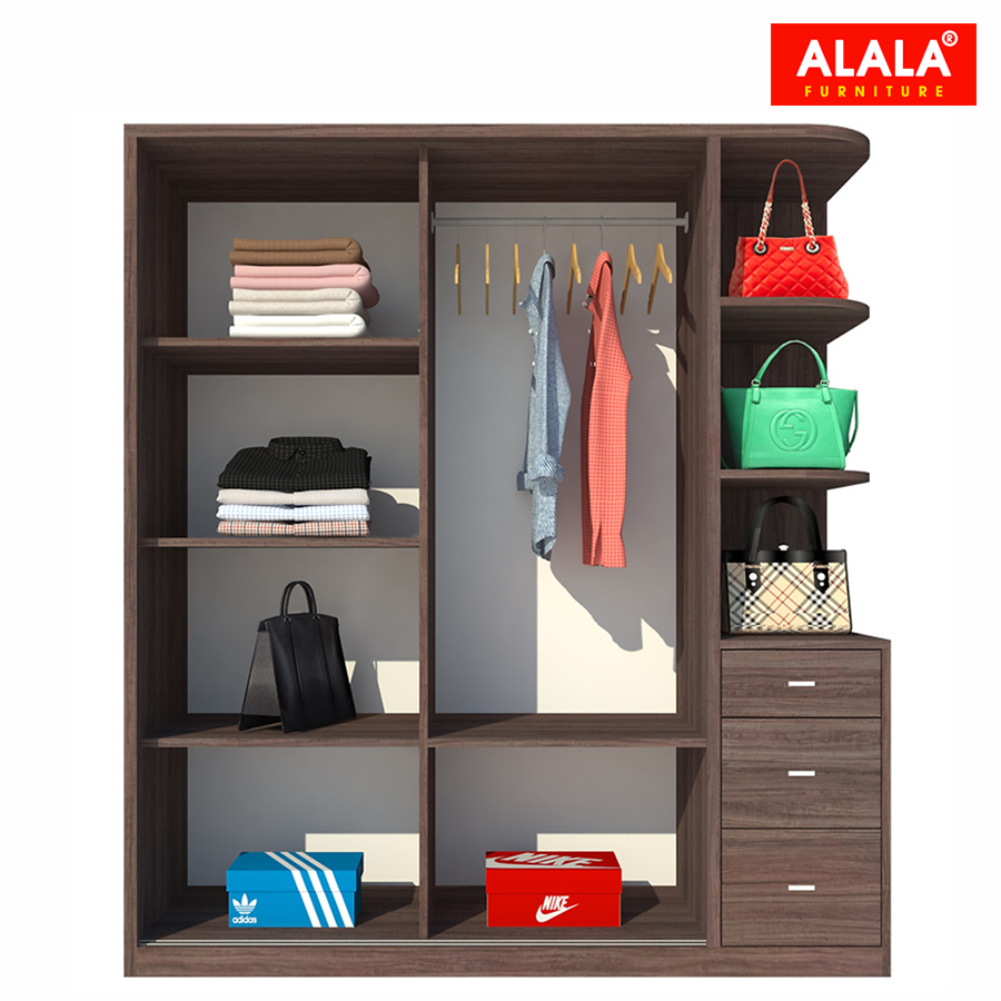 Tủ quần áo ALALA234 cao cấp