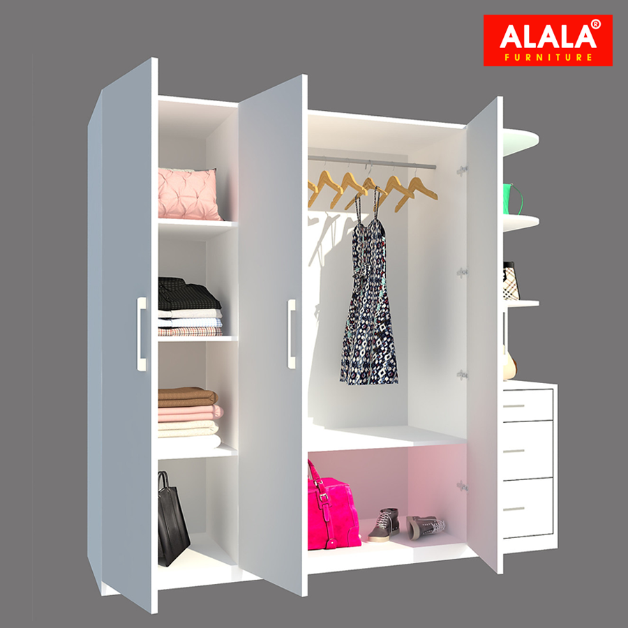 Tủ quần áo ALALA233 cao cấp