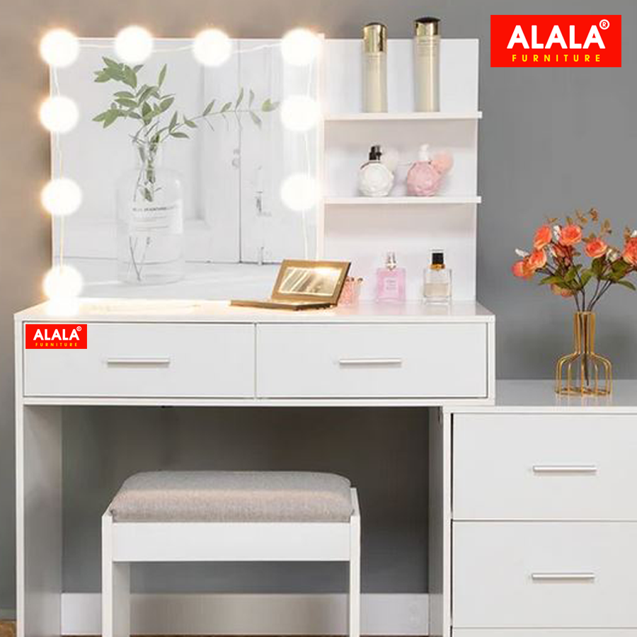 Bàn trang điểm ALALA803 + Ghế ngồi cao cấp