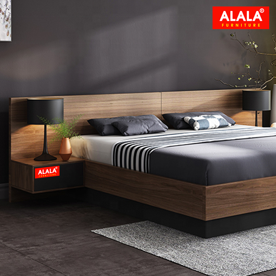 Giương ngủ ALALA96 + 2 Tủ đầu giường cao cấp
