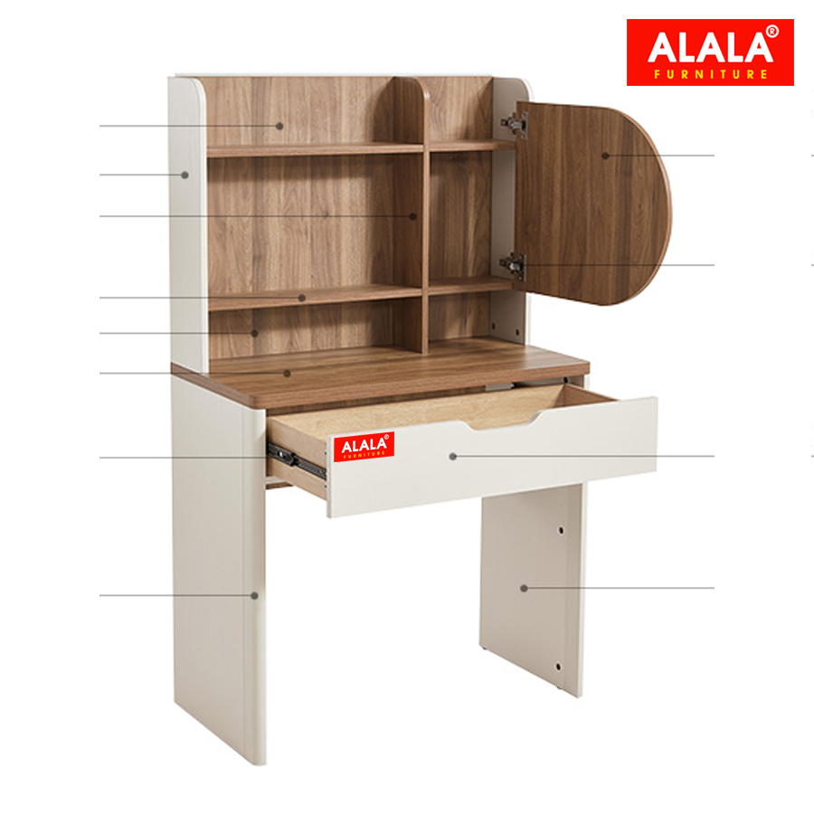 Bàn trang điểm ALALA815 + Ghế ngồi cao cấp