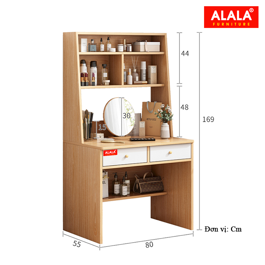 Bàn trang điểm ALALA801 + Ghế ngồi cao cấp