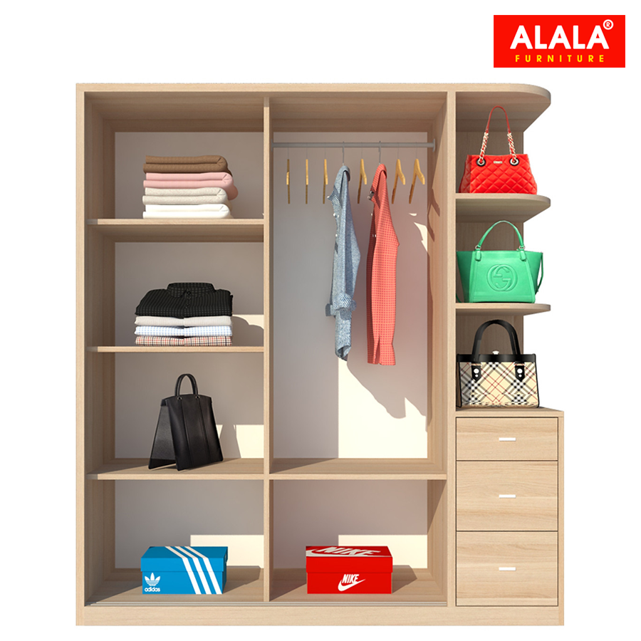 Tủ quần áo ALALA237 cao cấp