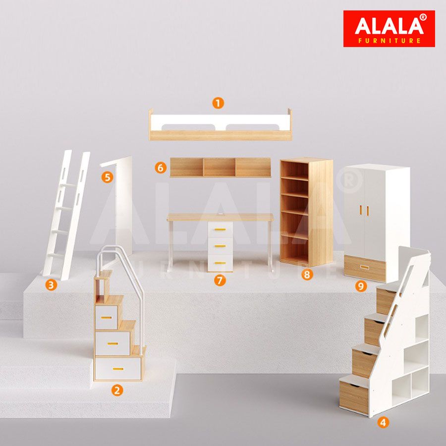 Giường tầng ALALA156 - 3 trong 1
