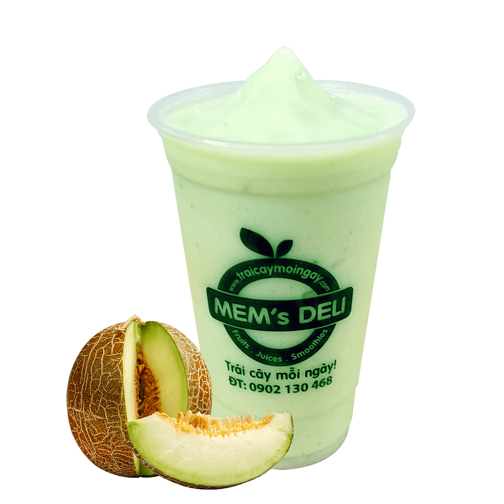  Sinh tố dưa lưới (Cantaloupe melon smoothie) 