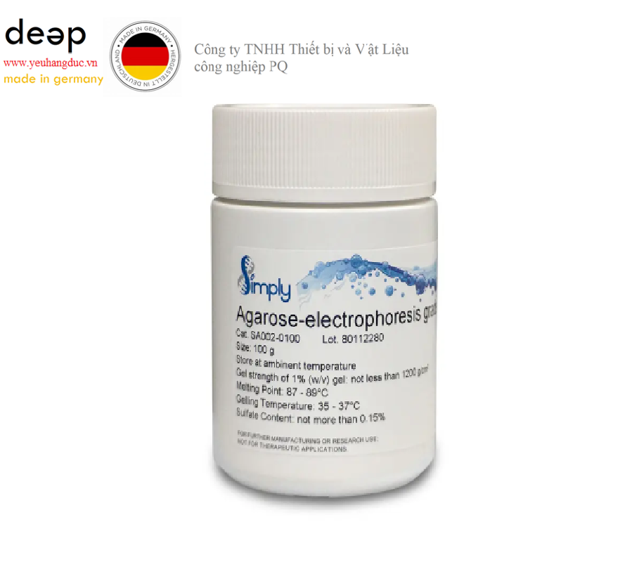 Hóa chất Agarose (medium electroendoosmosis) cho điện di truyền Merck 1168010025 (Chai thủy tinh 25g) DEEP52 https://yeuhangduc.vn/