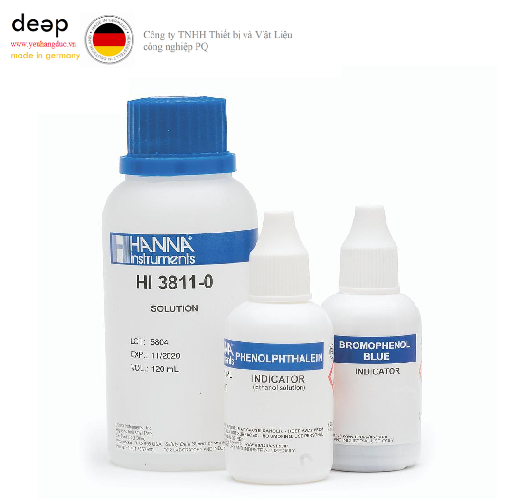 Bộ Kiểm Tra Kiềm HANNA HI3811 (110 tests) DEEP52 https://yeuhangduc.vn/