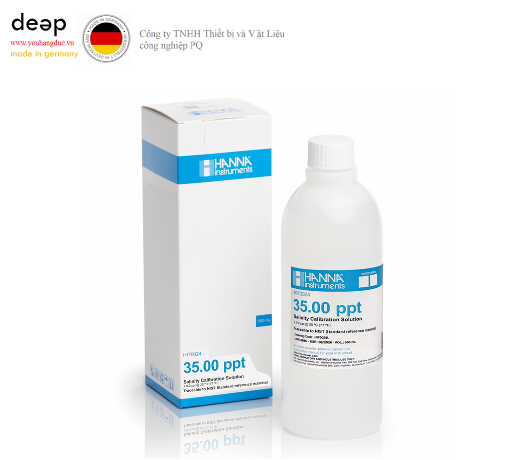 Chất chuẩn đo độ mặn HANNA HI70024L (500 mL) DEEP52 https://yeuhangduc.vn/
