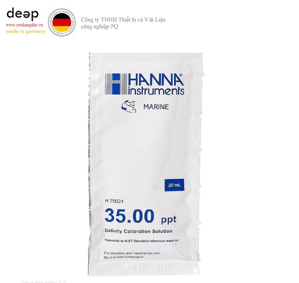 Dung Dịch Hiệu Chuẩn NaCl HANNA HI70024P DEEP52 https://yeuhangduc.vn/