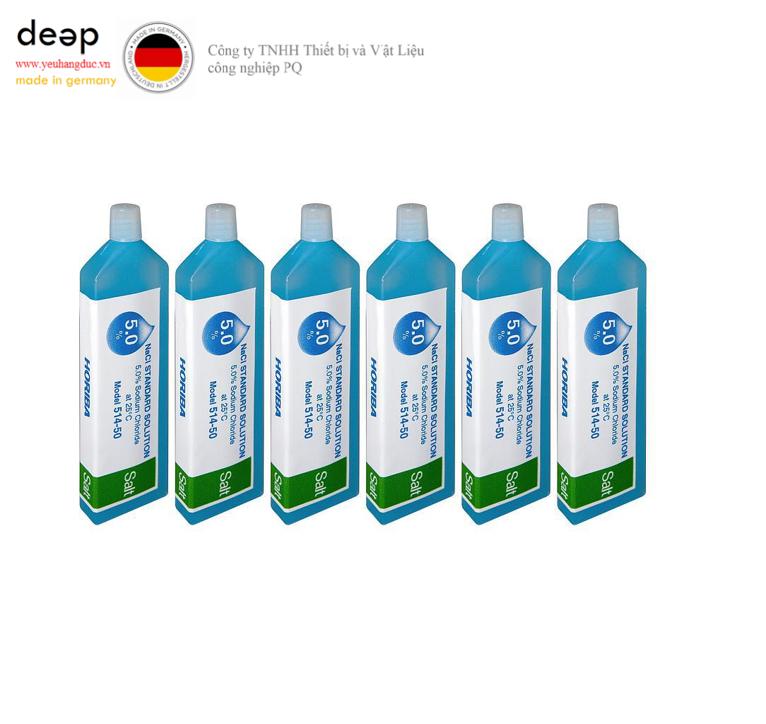 Dung dịch chuẩn NaCl 5.0% HORIBA 514-50 (14 mL x 6) DEEP52 https://yeuhangduc.vn/