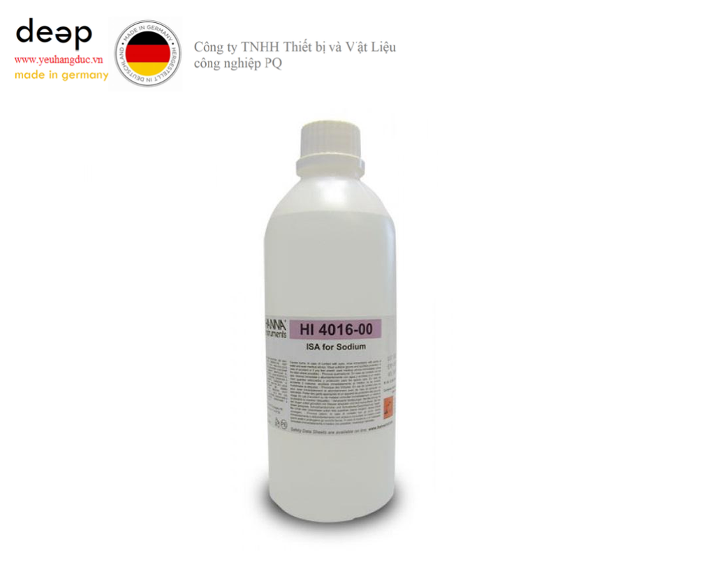 Dung dịch ISA cho điện cực ISE đo độ mặn thấp HANNA HI4016-00 (500mL) DEEP52 https://yeuhangduc.vn/