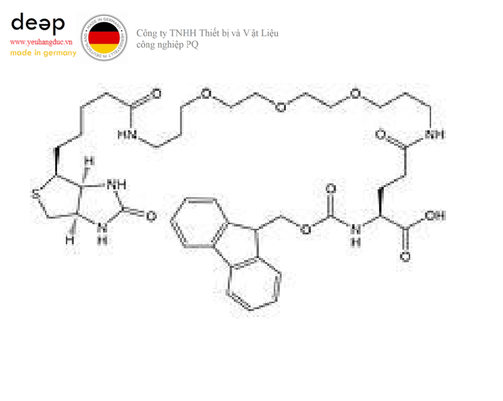 Hóa chất Fmoc-Glu(biotinyl-PEG)-OH Merck 8521020001 (C₄₀H₅₅N₅O₁₀S; Chai thủy tinh 1 g) DEEP52 https://yeuhangduc.vn/