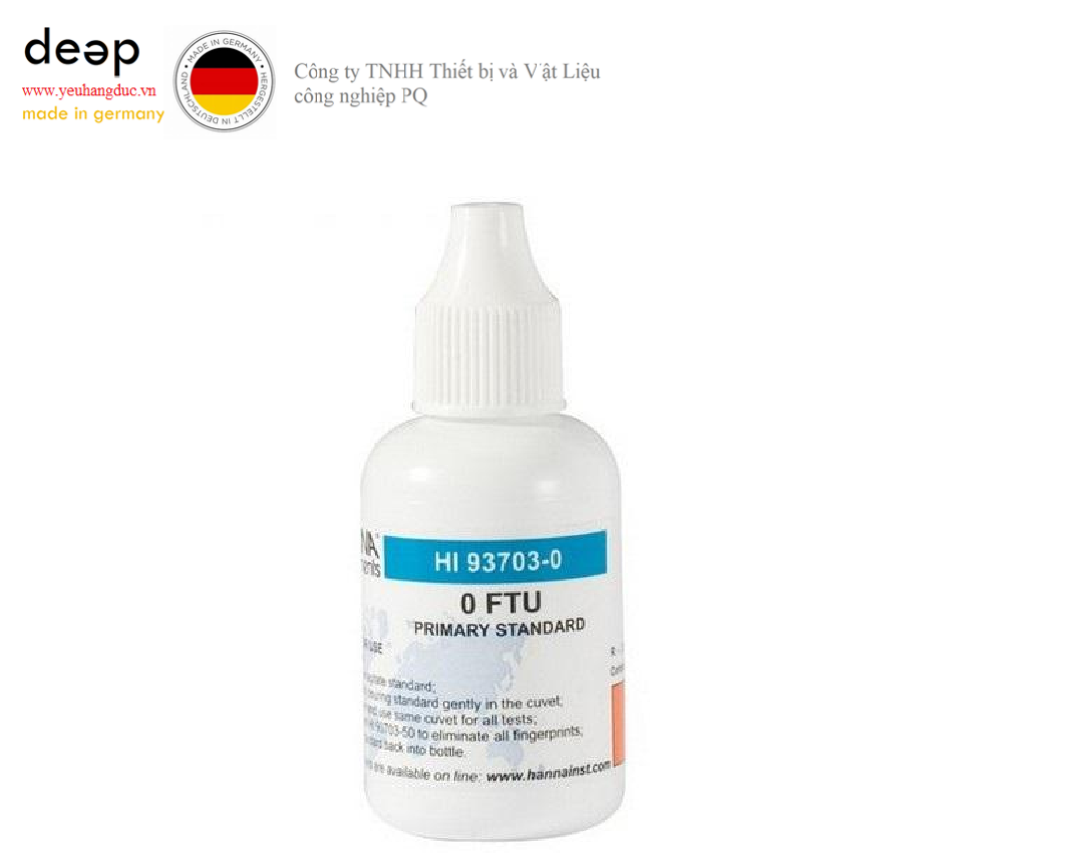 Chất chuẩn độ đục HANNA HI93703-0 DEEP52 https://yeuhangduc.vn/