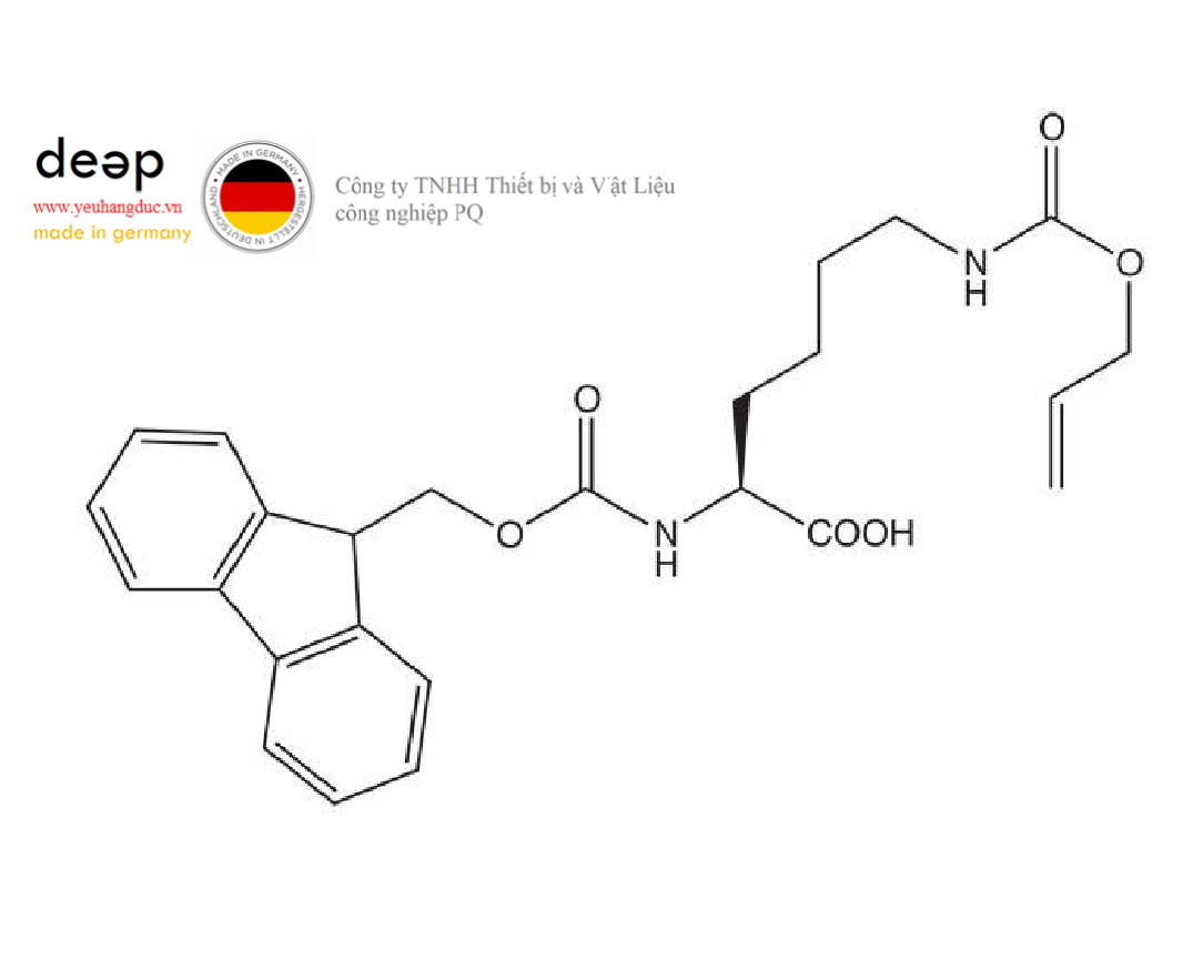 Hóa chất Fmoc-Lys(Alloc)-OH Merck 8521240025 (C₂₅H₂₈N₂O₆; Chai nhựa 25 g) DEEP52 https://yeuhangduc.vn/