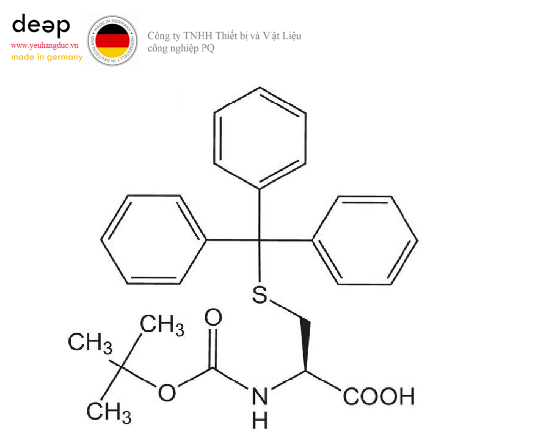 Hóa chất Boc-Cys(Trt)-OH Merck 8530050100 (C₂₇H₂₉NO₄S; Chai nhựa 100 g) DEEP52 https://yeuhangduc.vn/