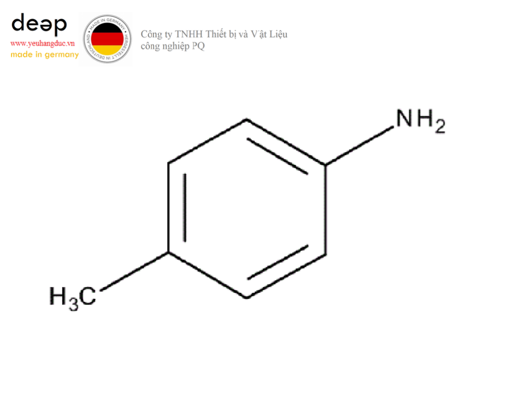 Hóa chất p-Toluidine GR for analysis Merck 1108410050 (CH₃C₆H₄NH₂, Chai thủy tinh 50g) DEEP52 https://yeuhangduc.vn/