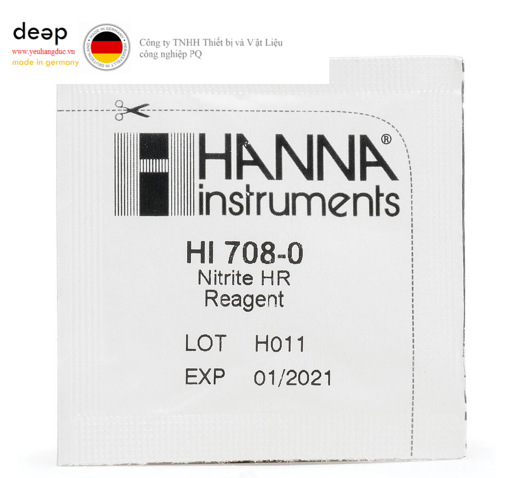 Thuốc Thử Nitrit Thang Cao HANNA HI708-25 (25 gói) DEEP52 https://yeuhangduc.vn/