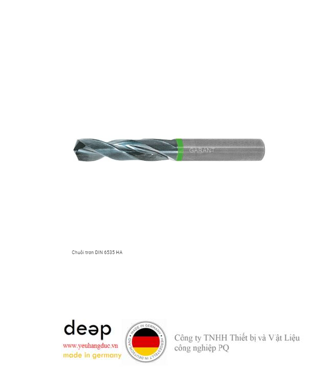 Mũi khoan HPC cacbua rắn DIN 6535 HA 4,1 mm Điều số: 122440 4.1 DEEP43 www.yeuhangduc.vn sẵn sàng cho bạn