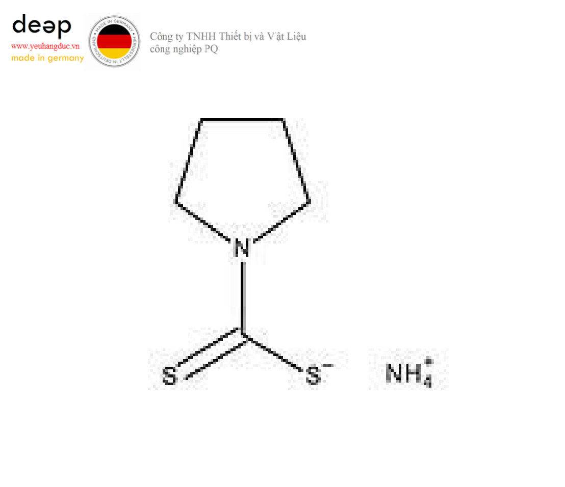 Hóa chất Pyrrolidine-1-dithiocarboxylic acid ammonium salt để tổng hợp Merck 8211000100 (C₅H₁₂N₂S₂; Chai nhựa 100 g) DEEP52 https://yeuhangduc.vn/