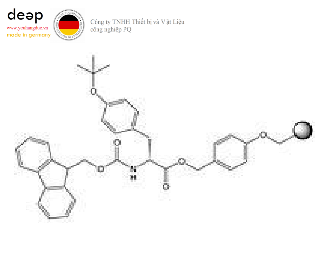Hóa chất Fmoc-D-Tyr(tBu)-Wang resin (100-200 mesh) Merck 8561540005 (Chai thủy tinh 5g) DEEP52 https://yeuhangduc.vn/