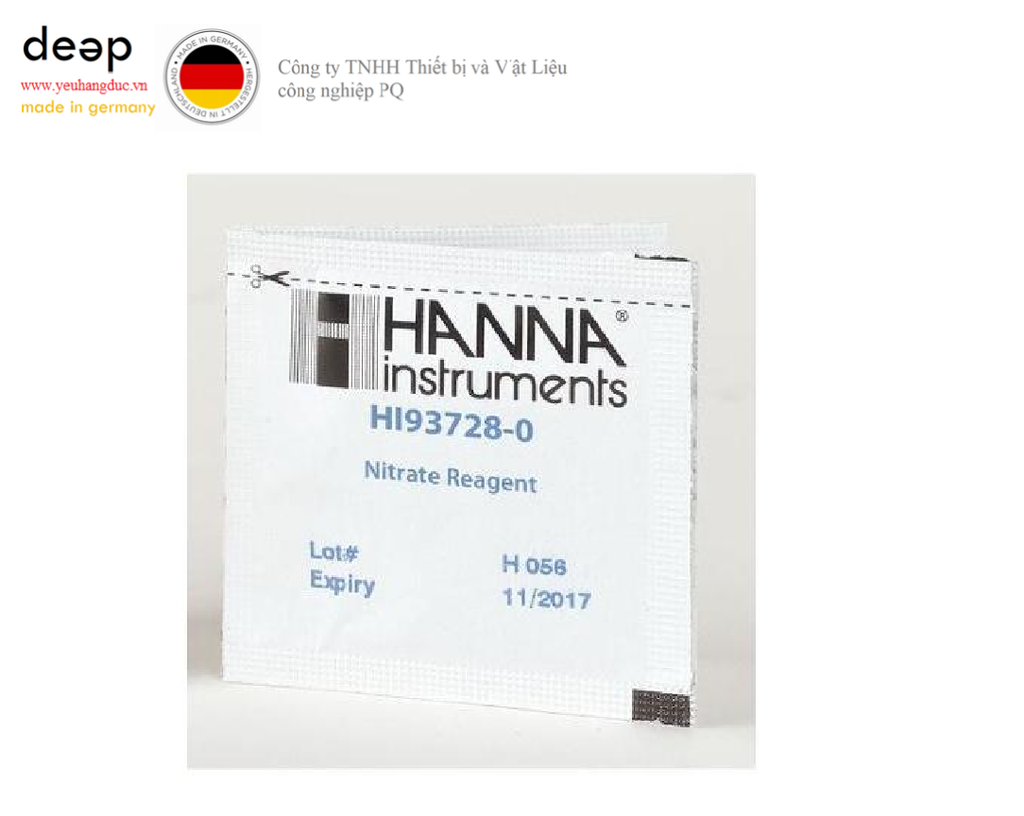 Thuốc thử Nitrate HANNA HI93728-01 DEEP52 https://yeuhangduc.vn/