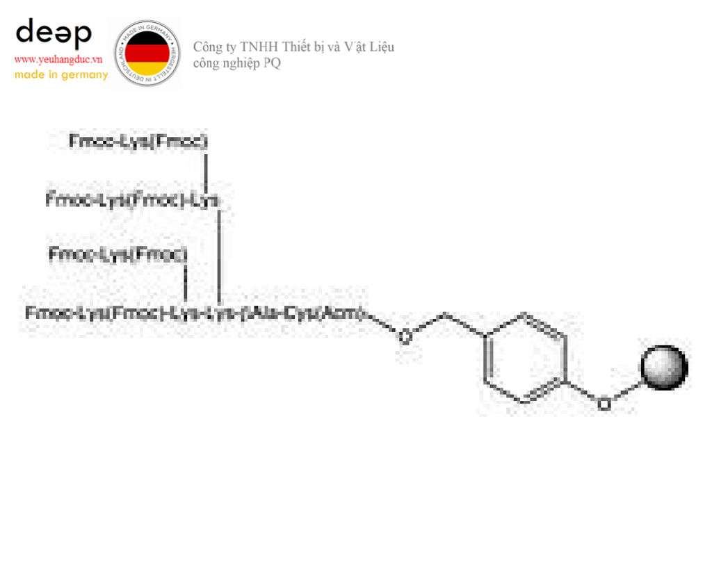 Hóa chất Fmoc₈-Lys₄-Lys₂-Lys-Cys(Acm)-ß-Ala-Wang resin Merck 8561650001 (Chai thủy tinh 1g) DEEP52 https://yeuhangduc.vn/