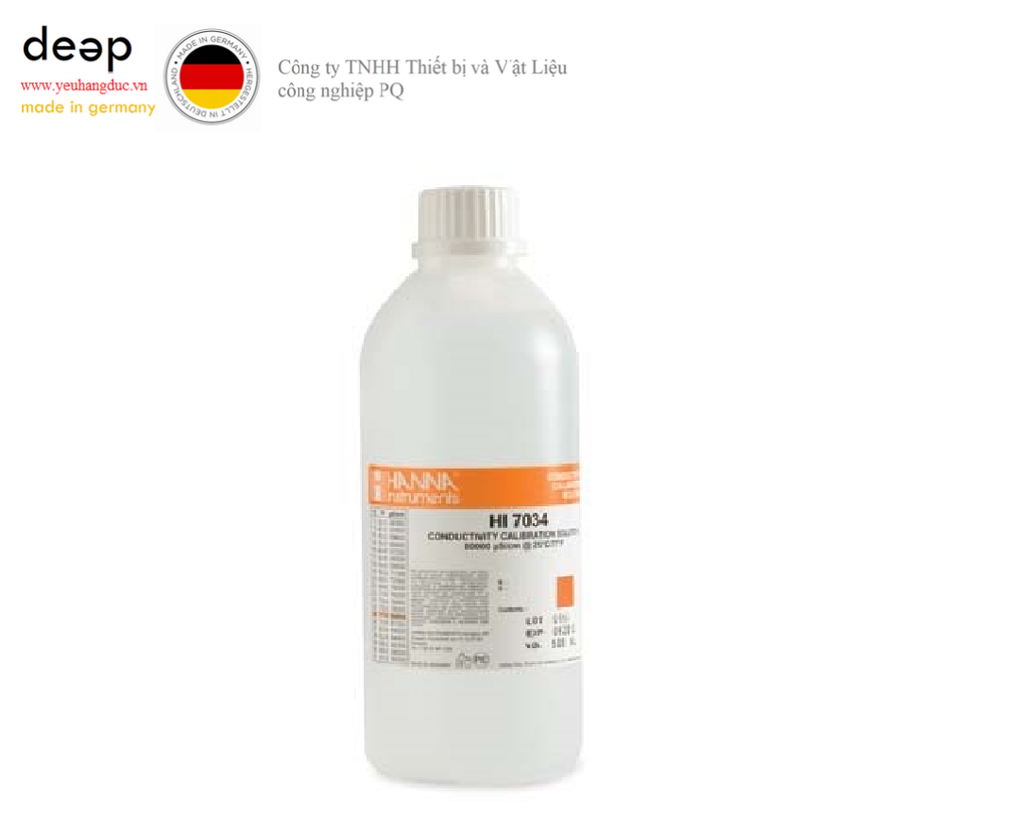 Dung Dịch Hiệu Chuẩn Độ Dẫn (EC) HANNA HI7034L ( 80000 µS/cm, 500mL ) DEEP52 https://yeuhangduc.vn/