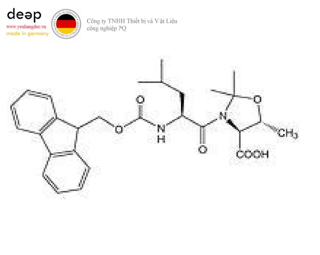 Hóa chất Fmoc-Leu-Thr(psiMe,Mepro)-OH Merck 8521840005 (C₂₈H₃₄N₂O₆; Chai nhựa 5 g) DEEP52 https://yeuhangduc.vn/