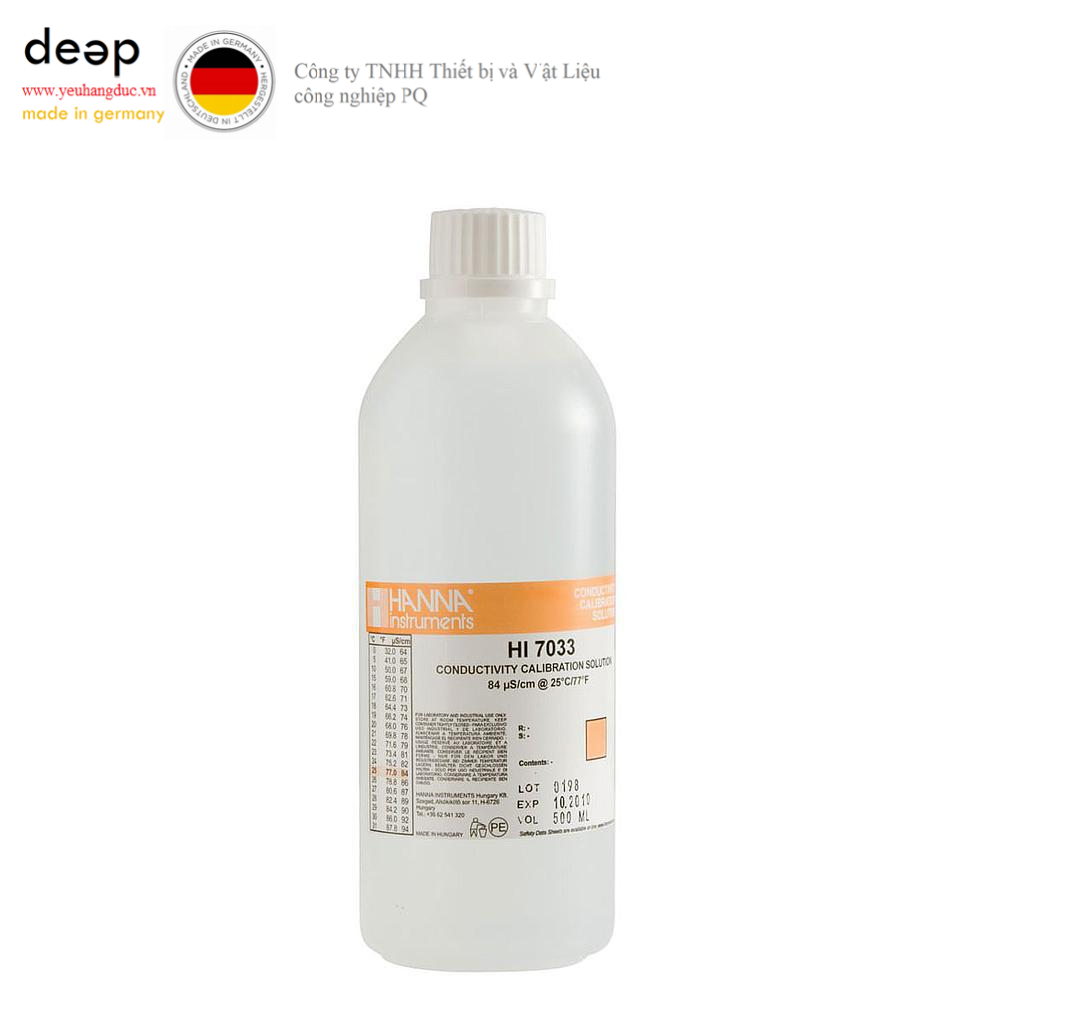 Thuốc thử độ dẫn điện EC HANNA HI7033L (500mL, 84 µS/cm) DEEP52 https://yeuhangduc.vn/