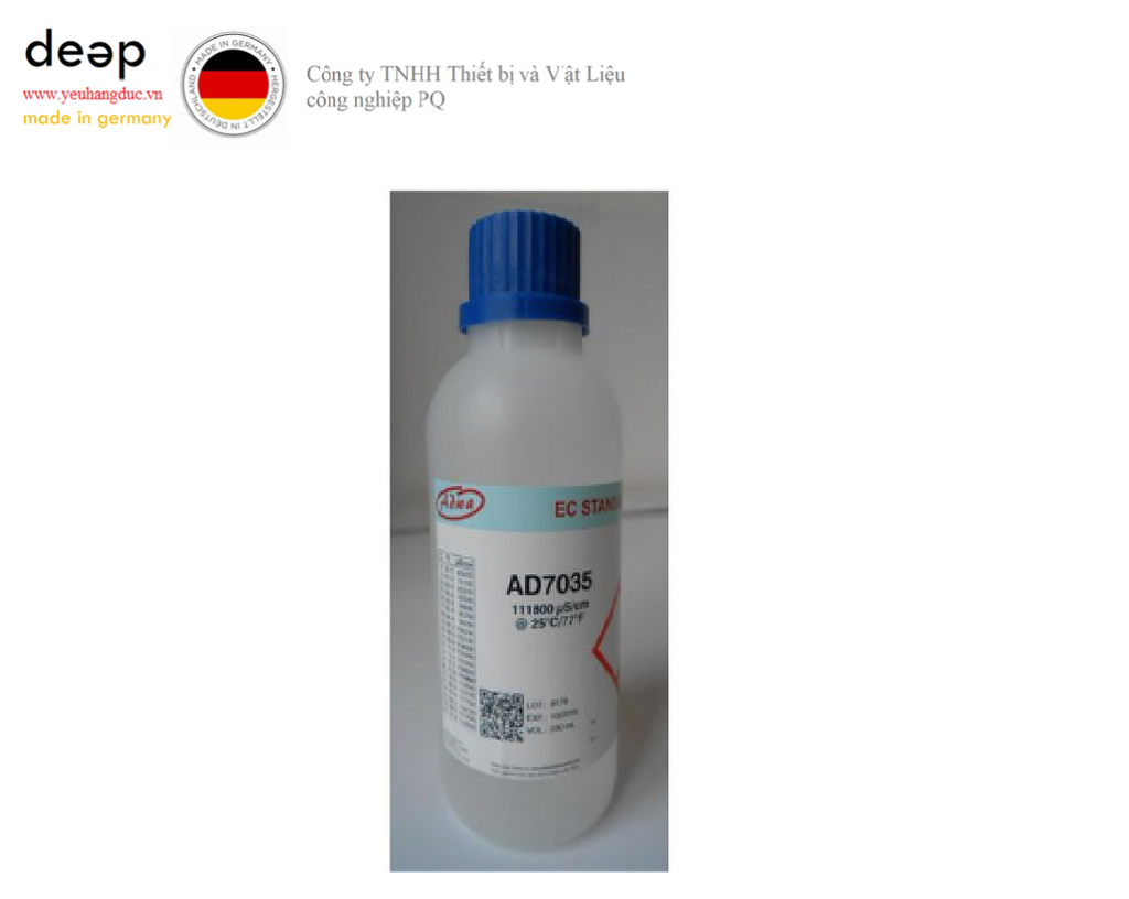 Dung dịch hiệu chuẩn 111800 µS/cm ADWA AD7035 DEEP52 https://yeuhangduc.vn/