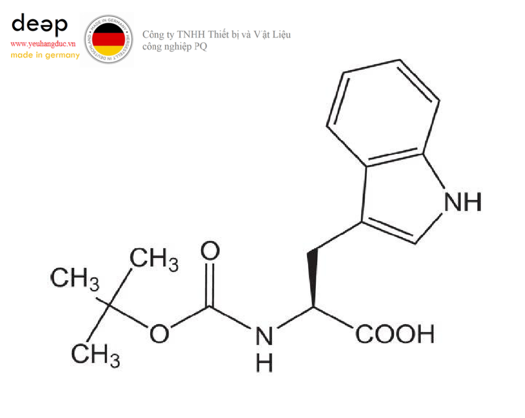 Hóa chất Boc-Trp-OH Merck 8530380100 (C₁₆H₂₀N₂O₄; Chai nhựa 100 g) DEEP52 https://yeuhangduc.vn/