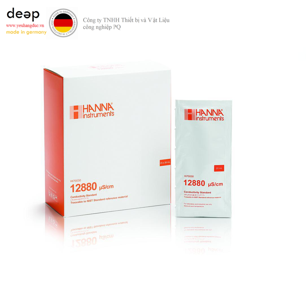 Dung Dịch Hiệu Chuẩn Độ Dẫn (EC) HANNA HI70030P DEEP52 https://yeuhangduc.vn/