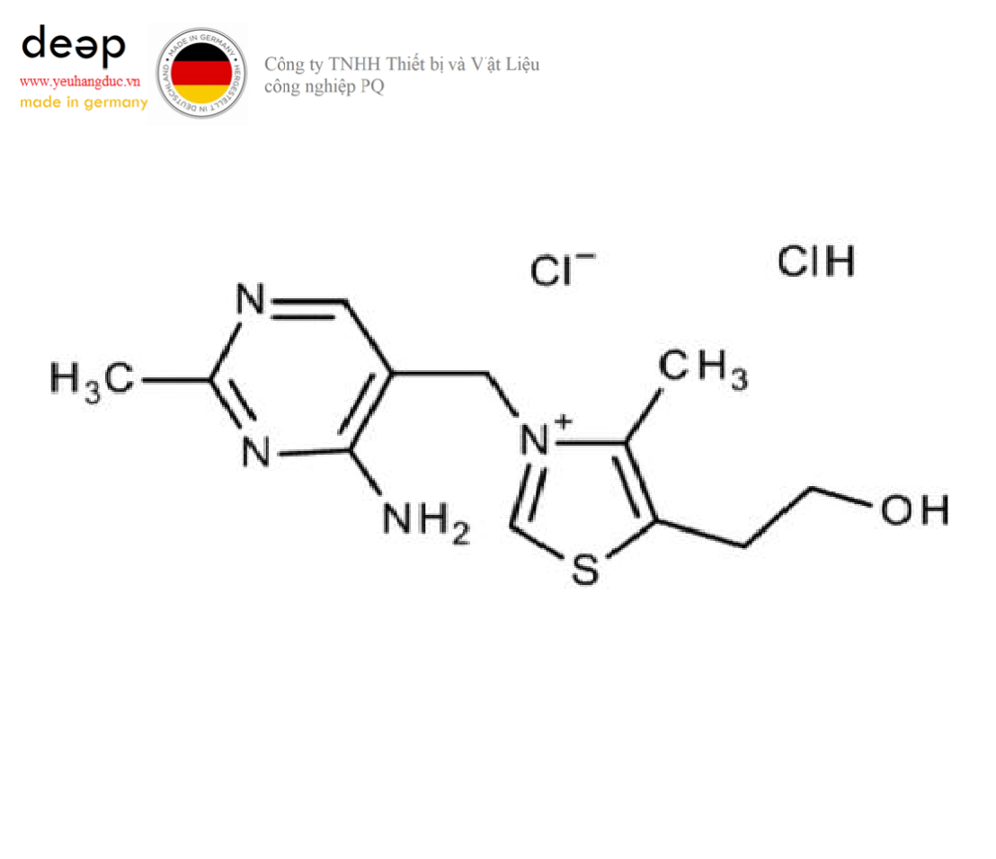 Hóa chất Thiamine chloride hydrochloride cho hóa sinh Merck 1081810250 (C₁₃H₂₀Cl₂N₄O, chai nhựa 250g) DEEP52 https://yeuhangduc.vn/