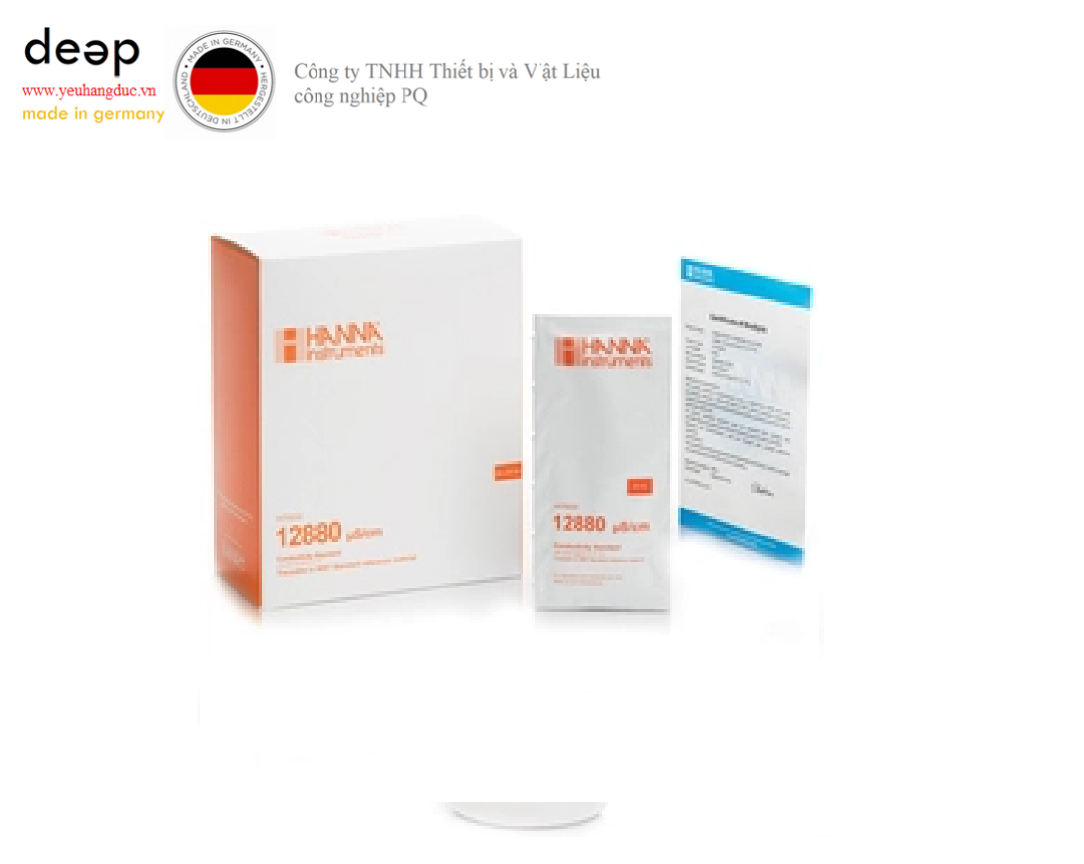 Dung Dịch Hiệu Chuẩn Độ Dẫn HANNA HI70030C (20 mL x 25 gói, 12,880 µS/cm) DEEP52 https://yeuhangduc.vn/