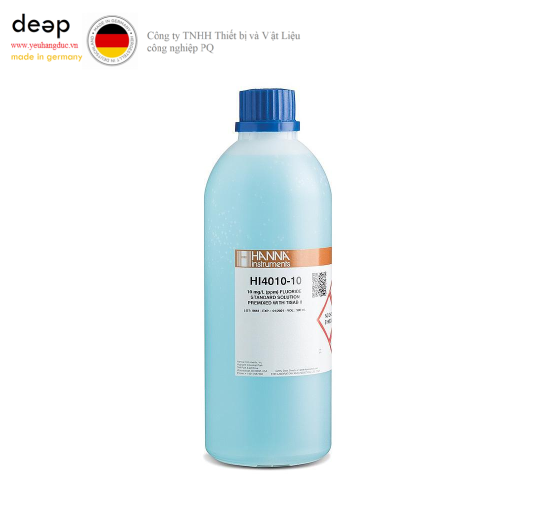 Dung dịch hiệu chuẩn Floride 10ppm có TISAB II HANNA HI4010-10 (500 mL) DEEP52 https://yeuhangduc.vn/