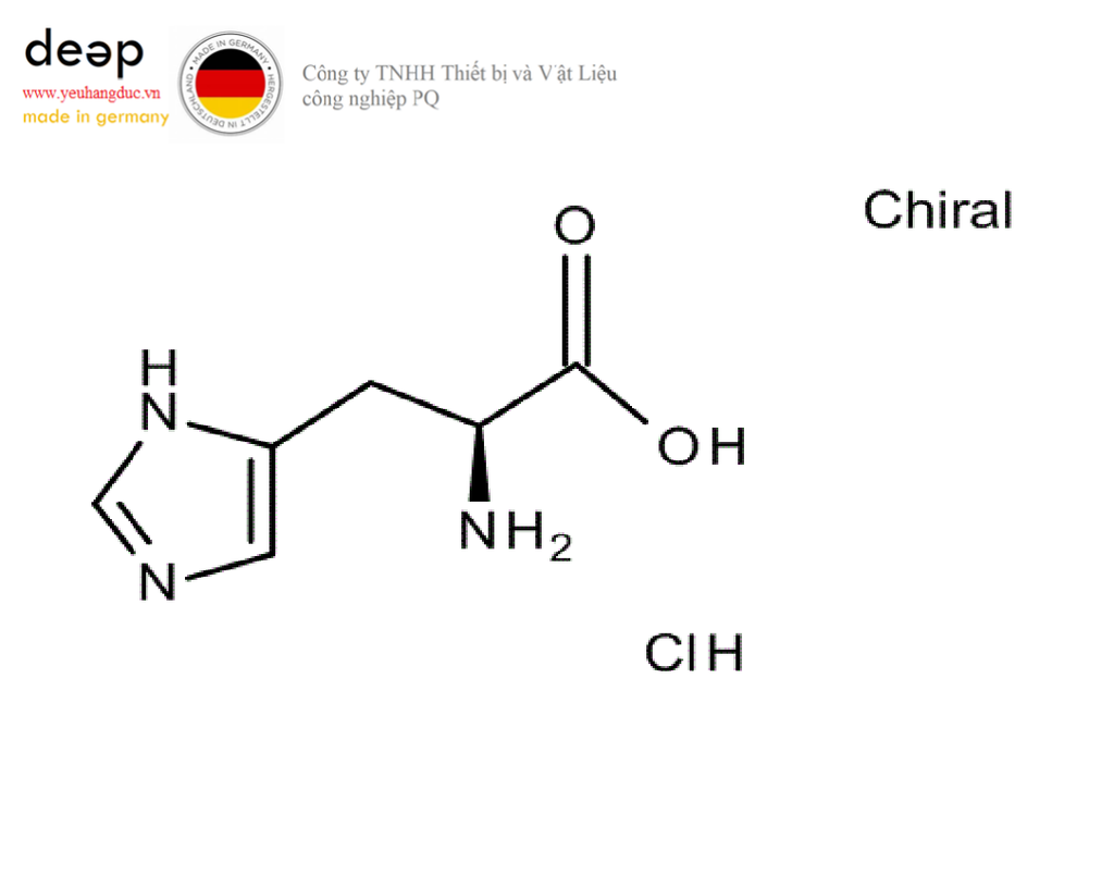 Hóa chất L-Histidine monohydrochloride monohydrate cho hóa sinh Merck 1043500500 (C₆H₁₀ClN₃O₂ * H₂O, Chai nhựa 500g) DEEP52 https://yeuhangduc.vn/