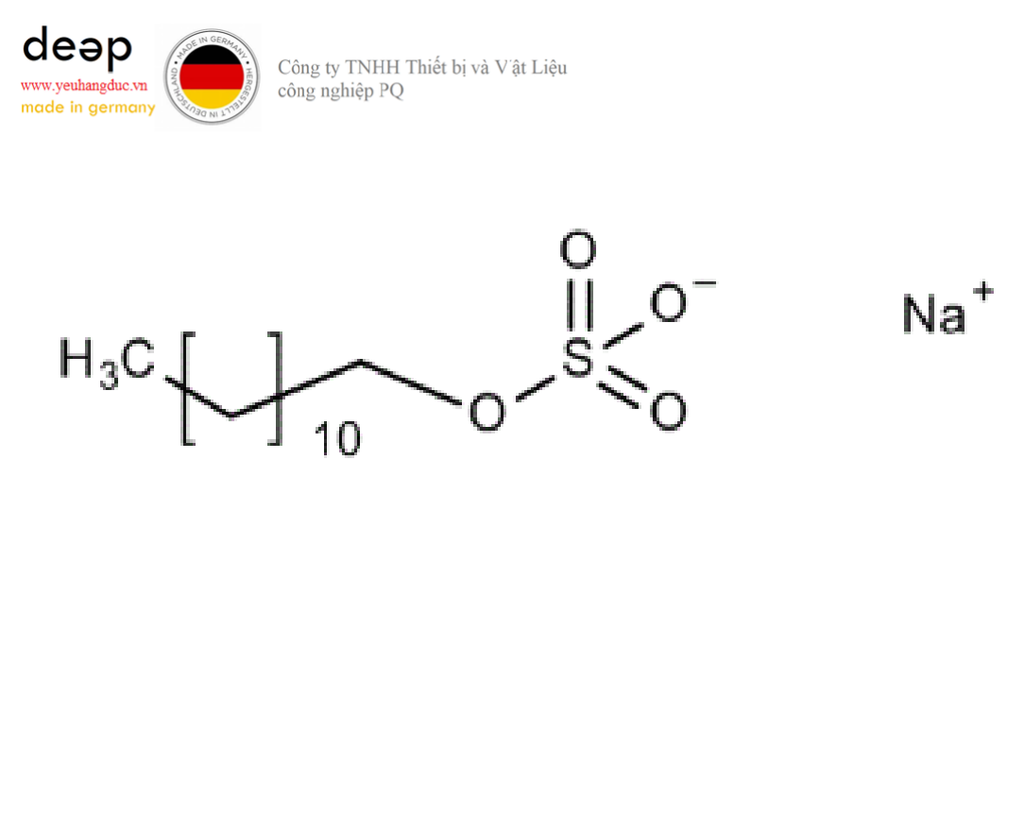 Hóa chất Dodecyl sulfate sodium salt cho xét nghiệm hóa sinh và chất hoạt động bề mặt Merck 1125331000 (C₁₂H₂₅NaO₄S, Chai thủy tinh 1kg) DEEP52 https://yeuhangduc.vn/