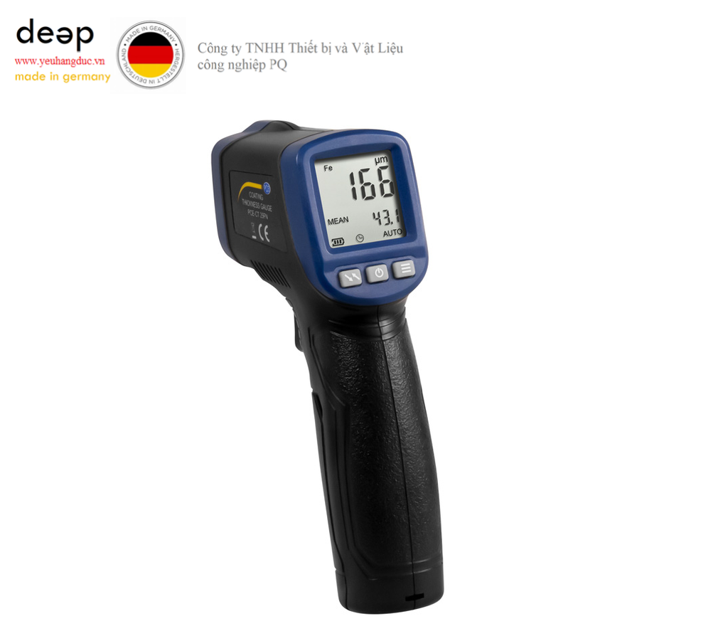 Máy đo độ dày lớp phủ PCE CT 25FN (0~1500µm,0.1µm/1µm) DEEP52 https://yeuhangduc.vn/