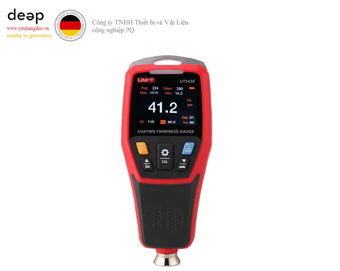 Máy đo độ dày lớp phủ UNI-T UT343E (0 ~ 2000μm, Bluetooth) DEEP52 https://yeuhangduc.vn/