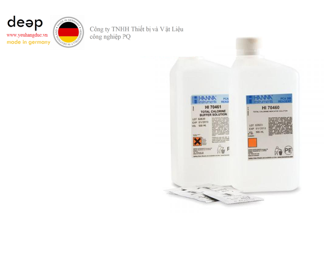Bộ thuốc thử clo dư dùng cho máy phân tích PCA Hanna HI70480 DEEP52 https://yeuhangduc.vn/