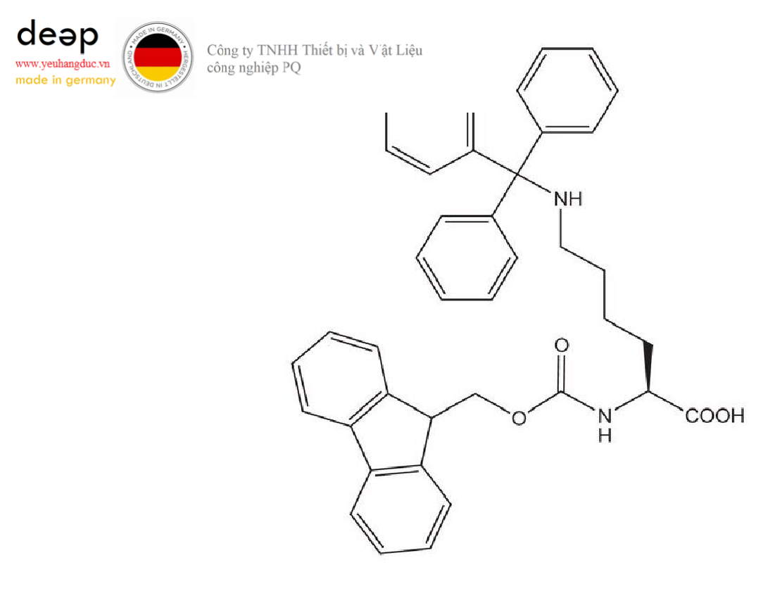 Hóa chất Fmoc-Lys(Mmt)-OH Merck 8520940005 (C₄₁H₄₀N₂O₅; Chai thủy tinh 5 g) DEEP52 https://yeuhangduc.vn/