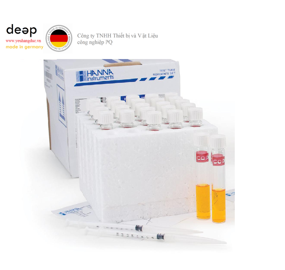 Thuốc thử COD thang cao HANNA HI93754C-25 (0 -15000 mg/L O₂) DEEP52 https://yeuhangduc.vn/