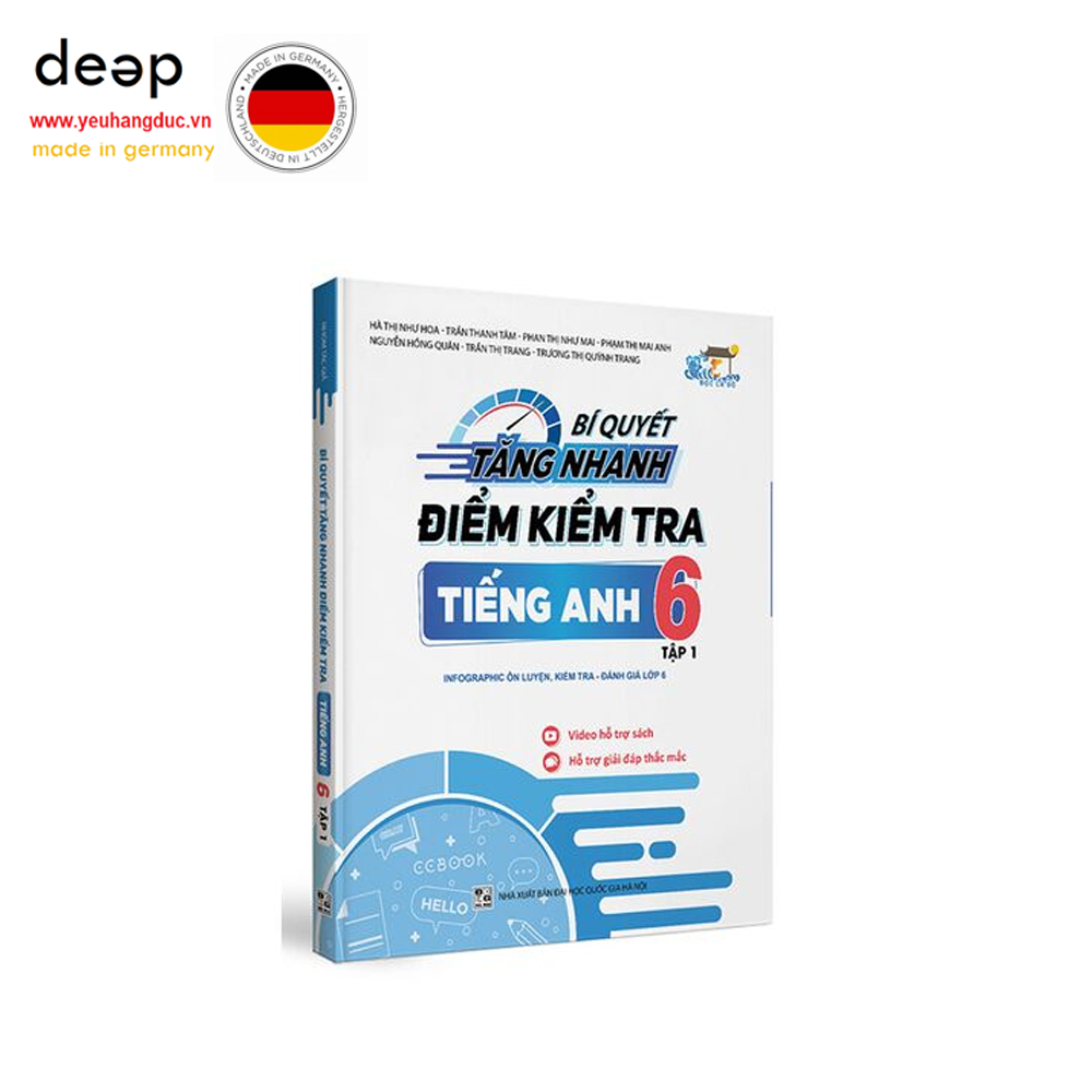Bí Quyết Tăng Nhanh Điểm Kiểm Tra Tiếng Anh Lớp 6 - Tập 1 Deep51 www.yeuhangduc.vn sẵn sàng cho bạn