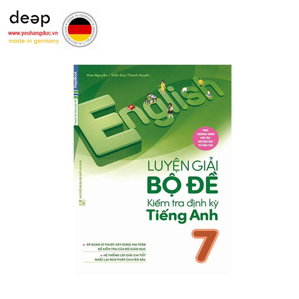 Luyện Giải Bộ Đề Kiểm Tra Định Kỳ Tiếng Anh Lớp 7 Deep51 www.yeuhangduc.vn sẵn sàng cho bạn