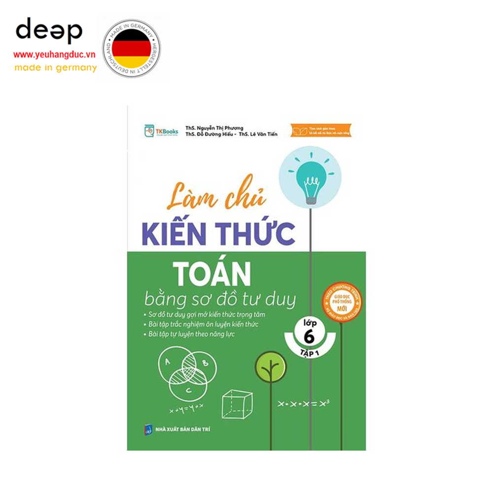 Làm Chủ Kiến Thức Toán Lớp 6 Bằng Sơ Đồ Tư Duy - Tập 1 Deep51 www.yeuhangduc.vn sẵn sàng cho bạn