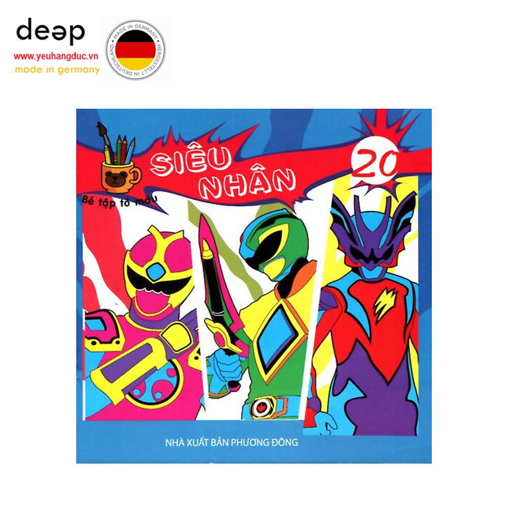 Bé Tập Tô Màu - Siêu Nhân 20 Deep51 www.yeuhangduc.vn sẵn sàng cho bạn