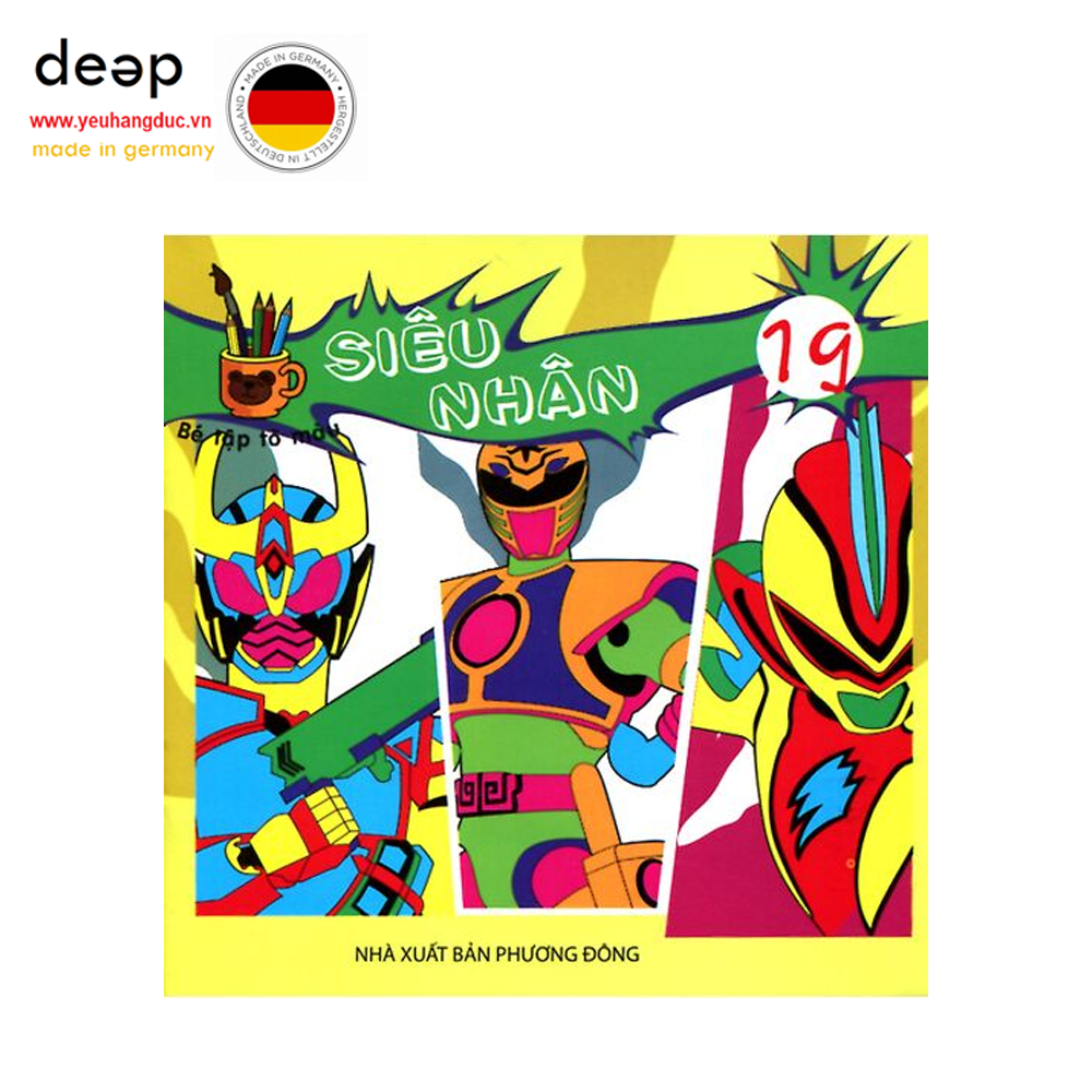 Bé Tập Tô Màu - Siêu Nhân 19 Deep51 www.yeuhangduc.vn sẵn sàng cho bạn
