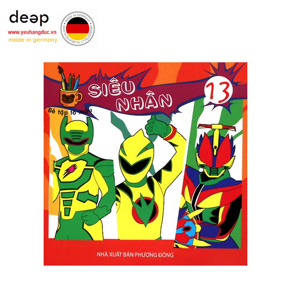 Bé Tập Tô Màu - Siêu Nhân 13 Deep51 www.yeuhangduc.vn sẵn sàng cho bạn